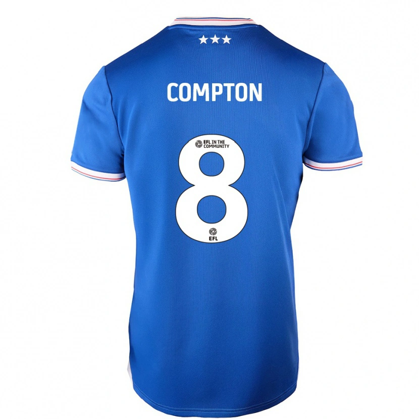 Danxen Kinder Charlie Compton #8 Blau Weiß Heimtrikot Trikot 2025/26 T-Shirt