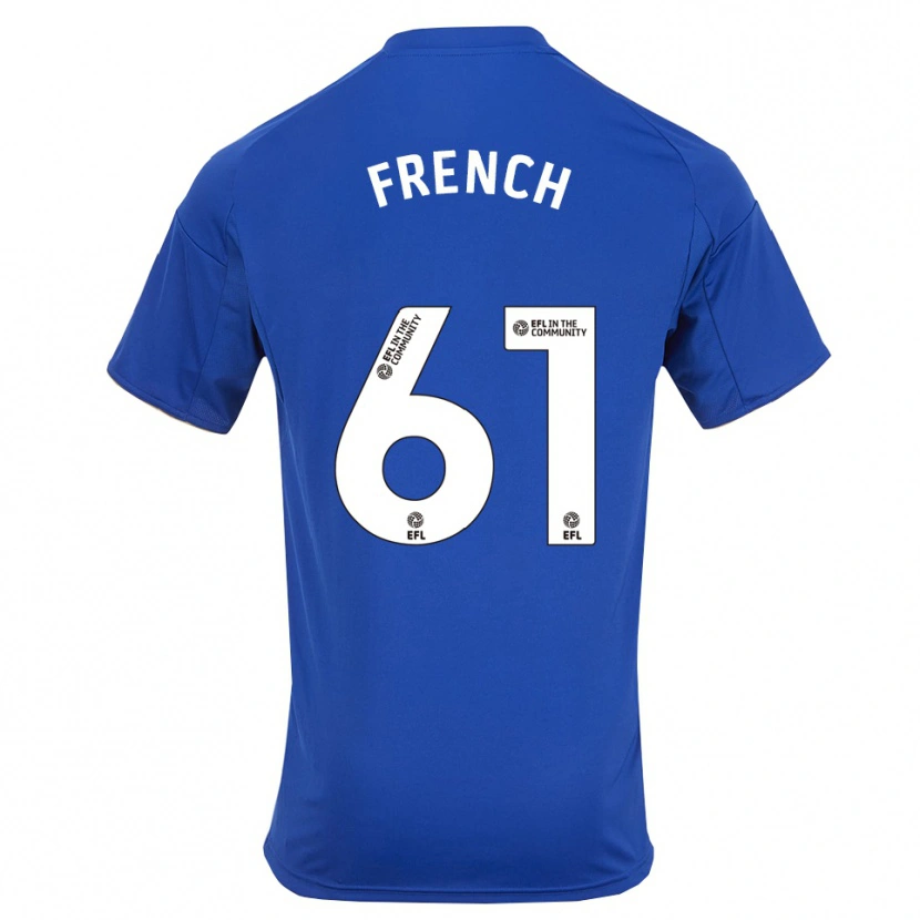 Danxen Kinder Harry French #61 Blau Gold Heimtrikot Trikot 2025/26 T-Shirt