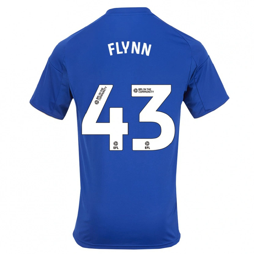 Danxen Kinder Shane Flynn #43 Blau Gold Heimtrikot Trikot 2025/26 T-Shirt