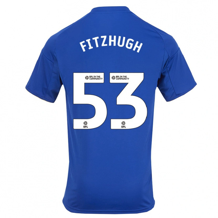 Danxen Kinder Ethan Fitzhugh #53 Blau Gold Heimtrikot Trikot 2025/26 T-Shirt