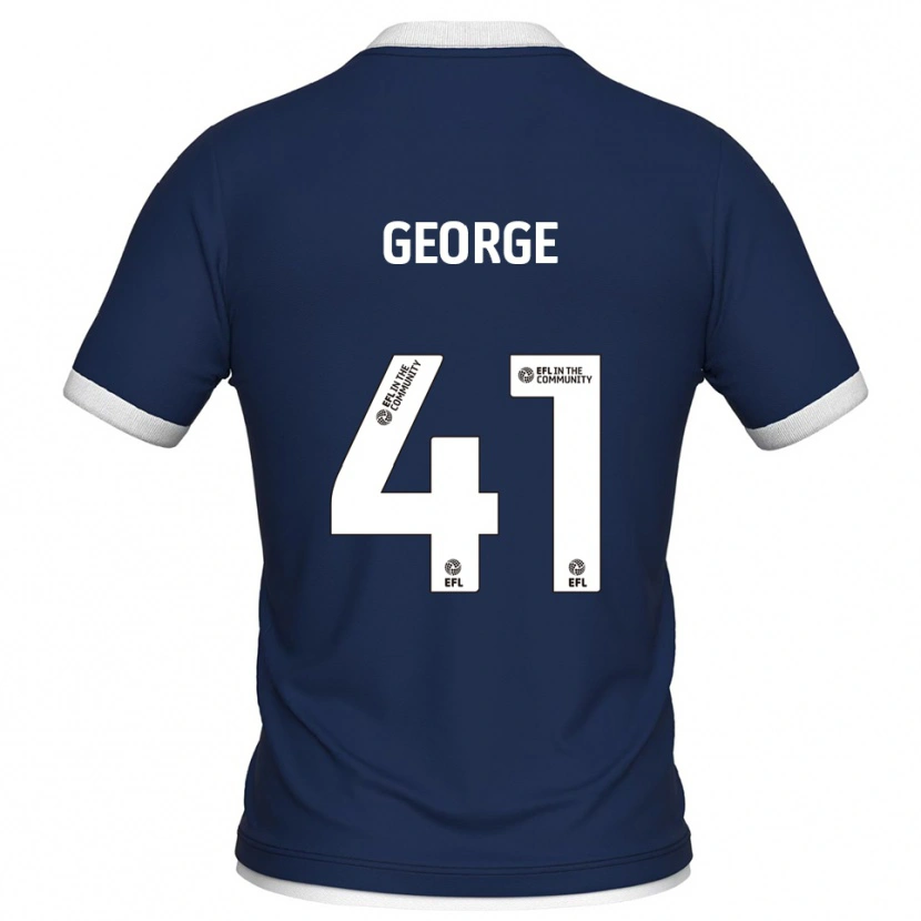 Danxen Kinder George Evans #41 Marine Weiß Heimtrikot Trikot 2025/26 T-Shirt