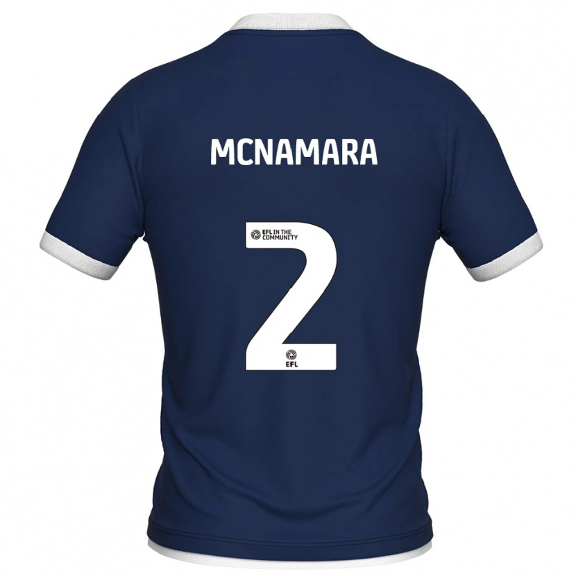 Danxen Kinder Danny Mcnamara #2 Marine Weiß Heimtrikot Trikot 2025/26 T-Shirt