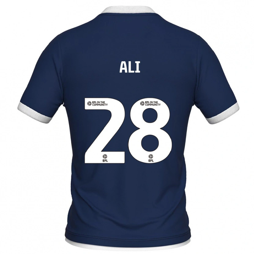 Danxen Kinder Francesca Ali #28 Marine Weiß Heimtrikot Trikot 2025/26 T-Shirt