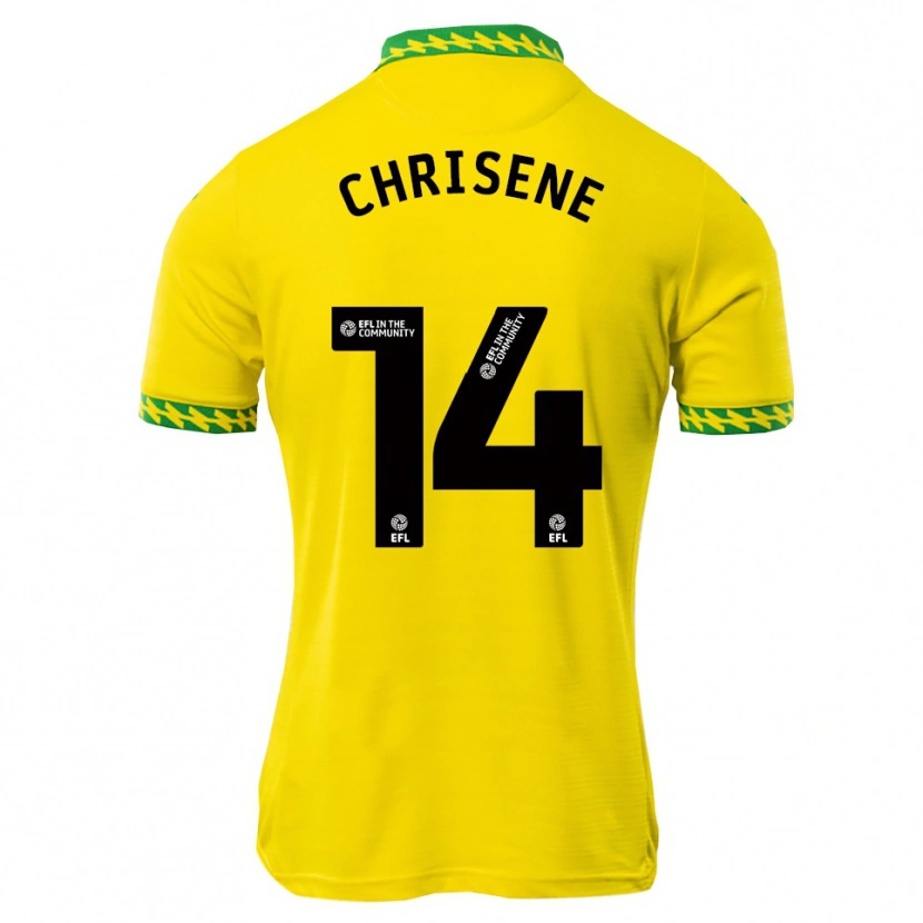 Danxen Kinder Ben Chrisene #14 Weiß Grün Heimtrikot Trikot 2025/26 T-Shirt