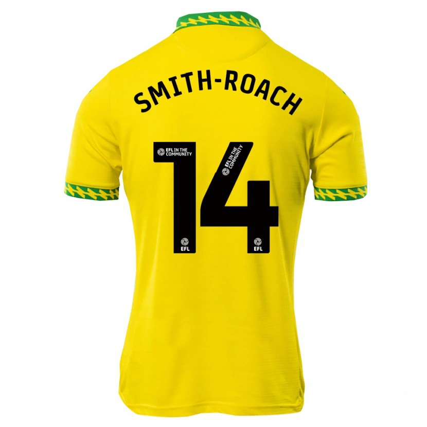 Danxen Kinder Rio Smith-Roach #14 Weiß Grün Heimtrikot Trikot 2025/26 T-Shirt