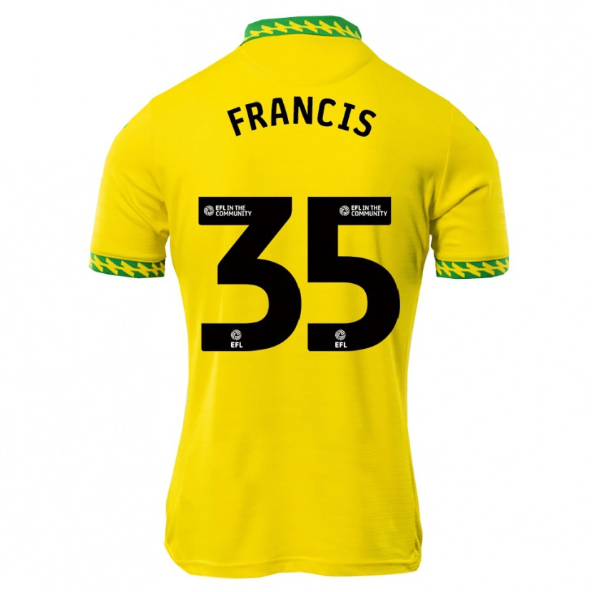 Danxen Kinder Poppy Francis #35 Weiß Grün Heimtrikot Trikot 2025/26 T-Shirt