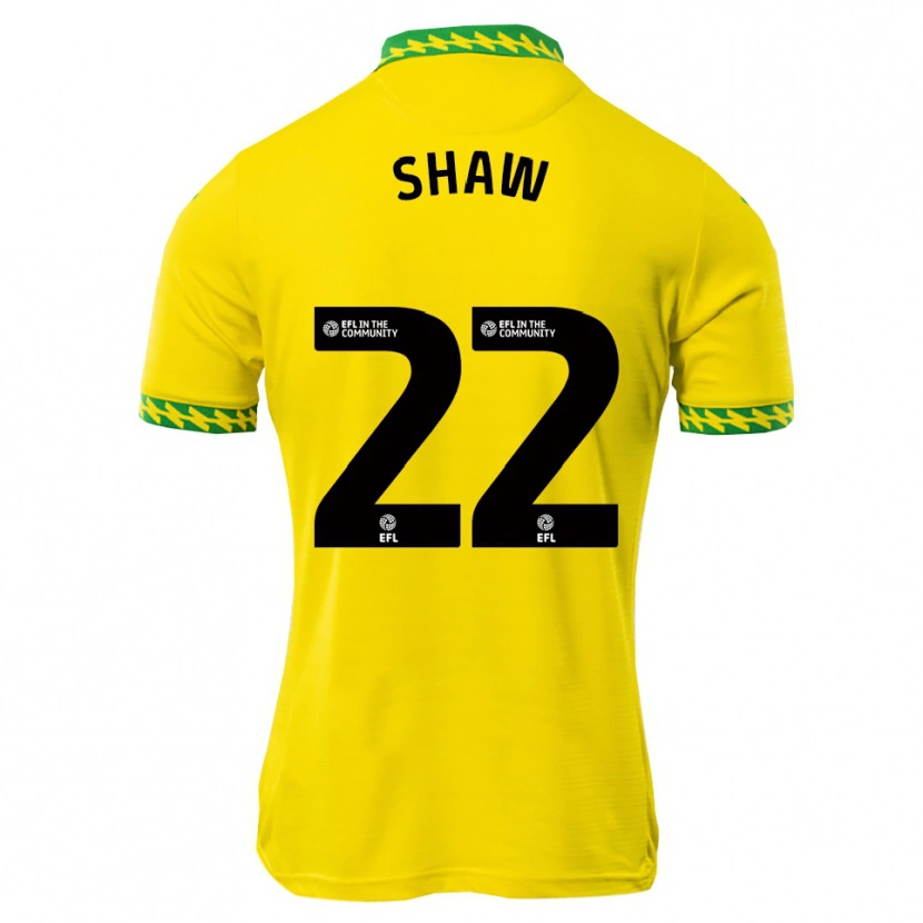 Danxen Kinder Shannon Shaw #22 Weiß Grün Heimtrikot Trikot 2025/26 T-Shirt