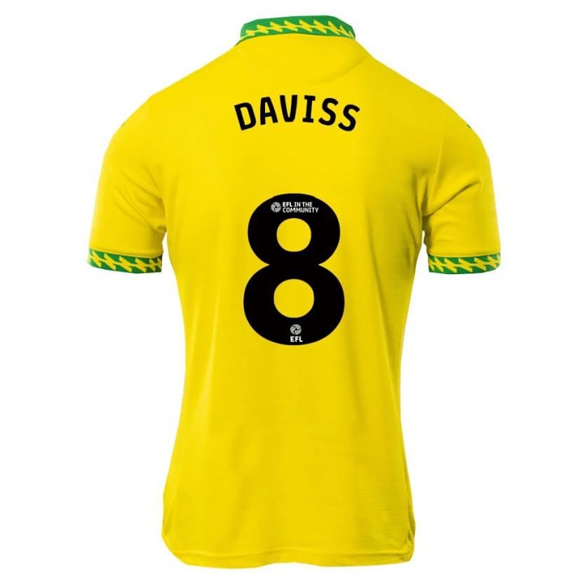 Danxen Kinder Millie Daviss #8 Weiß Grün Heimtrikot Trikot 2025/26 T-Shirt