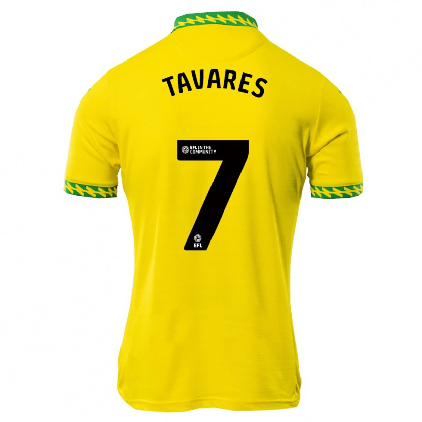 Danxen Kinder Ajay Tavares #7 Weiß Grün Heimtrikot Trikot 2025/26 T-Shirt