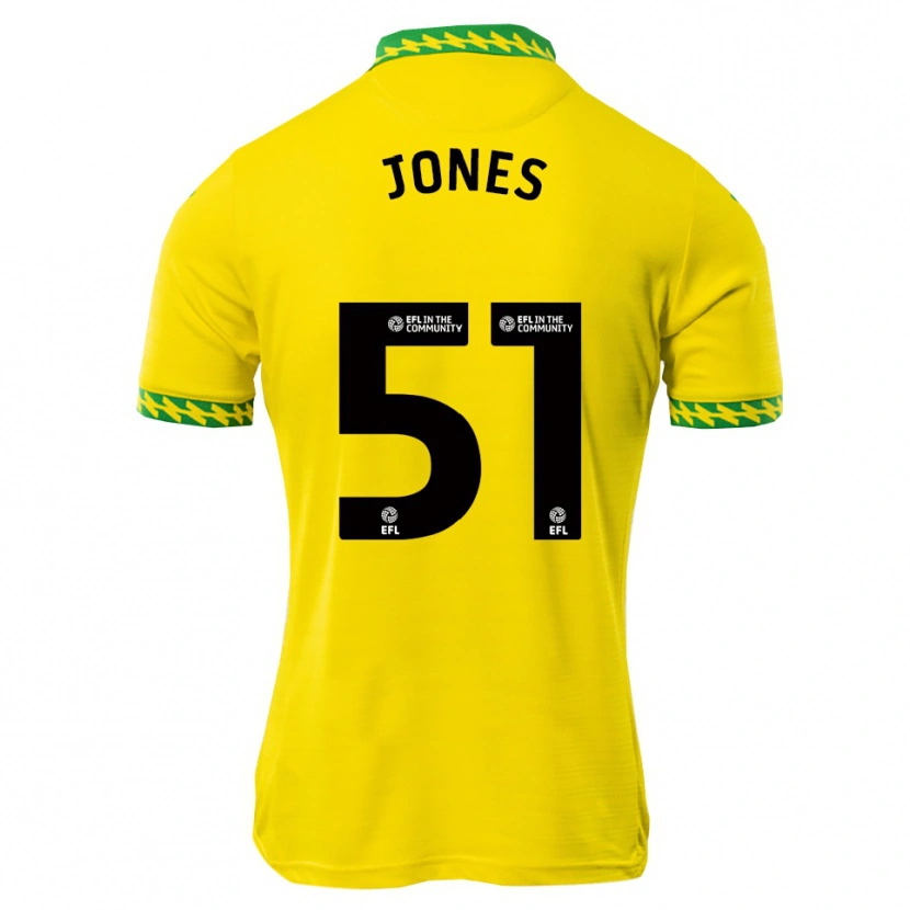 Danxen Kinder Dylan Jones #51 Weiß Grün Heimtrikot Trikot 2025/26 T-Shirt
