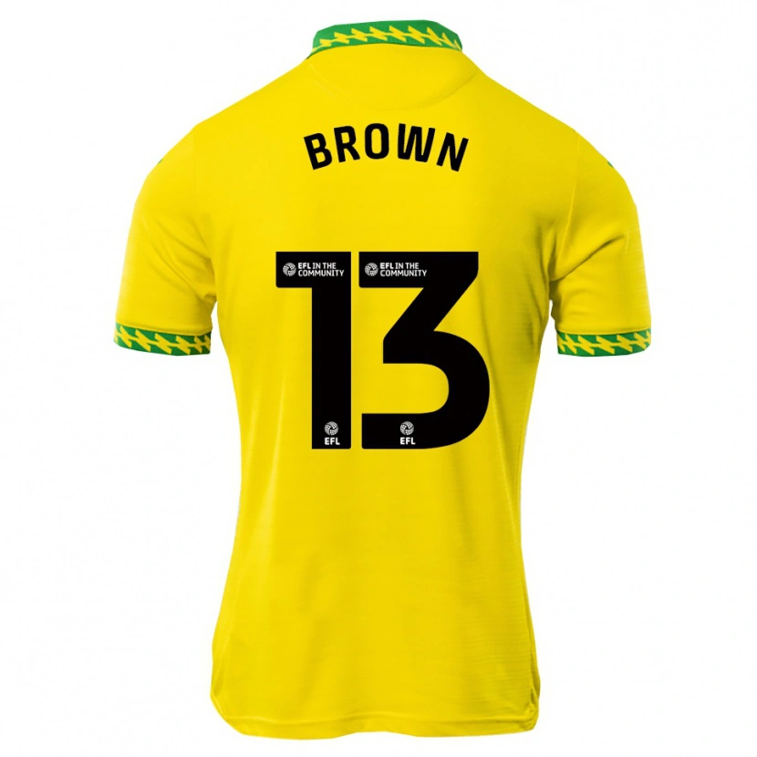 Danxen Kinder Mason Brown #13 Weiß Grün Heimtrikot Trikot 2025/26 T-Shirt