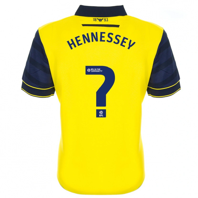 Danxen Kinder Laura Hennessey #0 Gelb Marine Heimtrikot Trikot 2025/26 T-Shirt