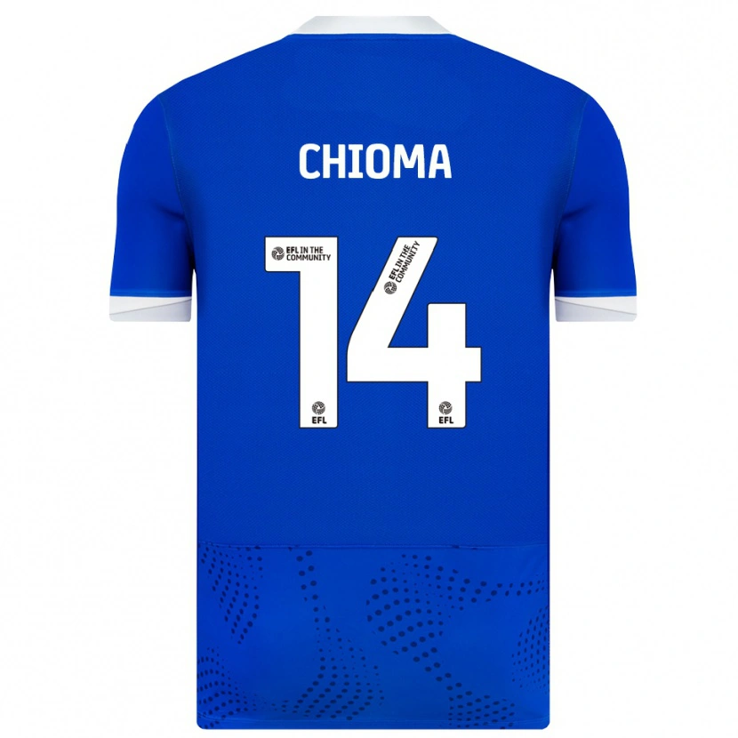 Danxen Kinder Nathaniel Chioma #14 Blau Weiß Heimtrikot Trikot 2025/26 T-Shirt