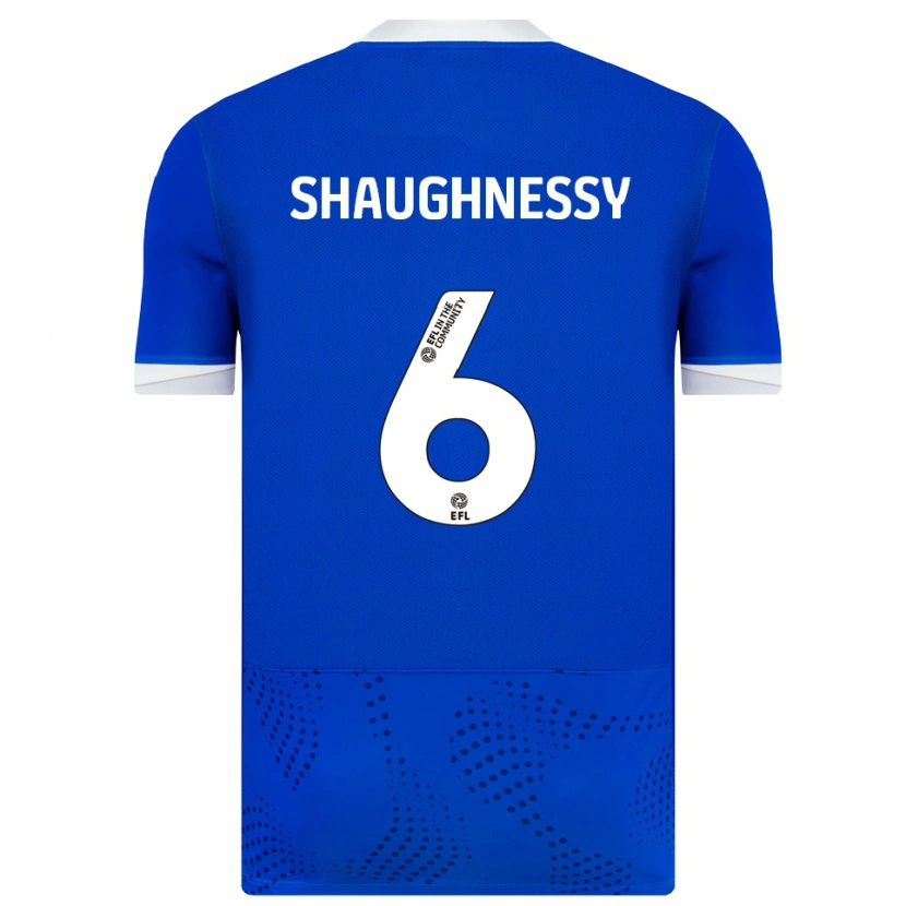Danxen Kinder Conor Shaughnessy #6 Blau Weiß Heimtrikot Trikot 2025/26 T-Shirt