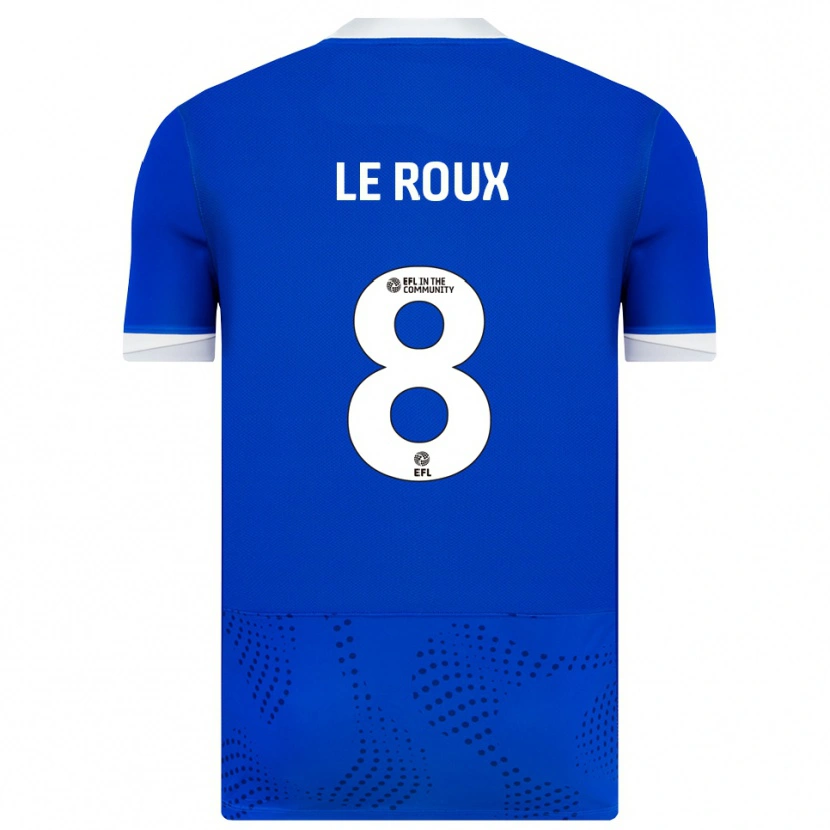 Danxen Kinder Luke Le Roux #8 Blau Weiß Heimtrikot Trikot 2025/26 T-Shirt