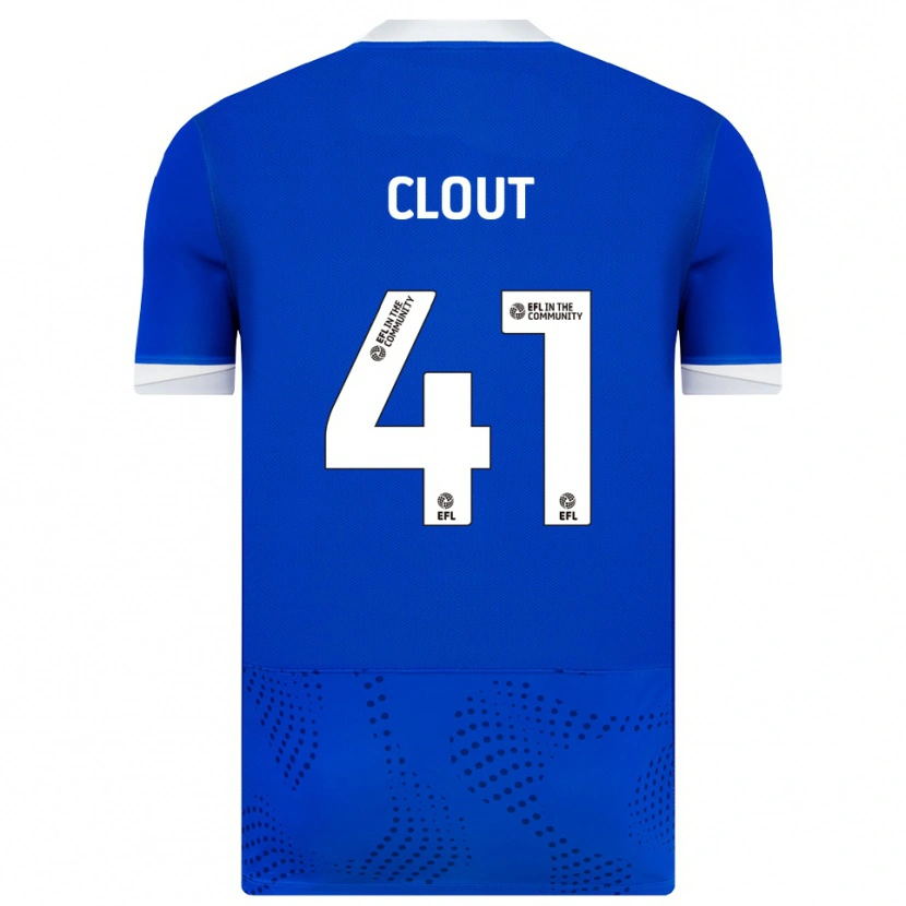 Danxen Kinder Harry Clout #41 Blau Weiß Heimtrikot Trikot 2025/26 T-Shirt