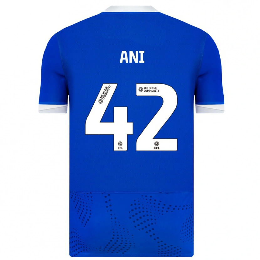 Danxen Kinder Michael Ani #42 Blau Weiß Heimtrikot Trikot 2025/26 T-Shirt
