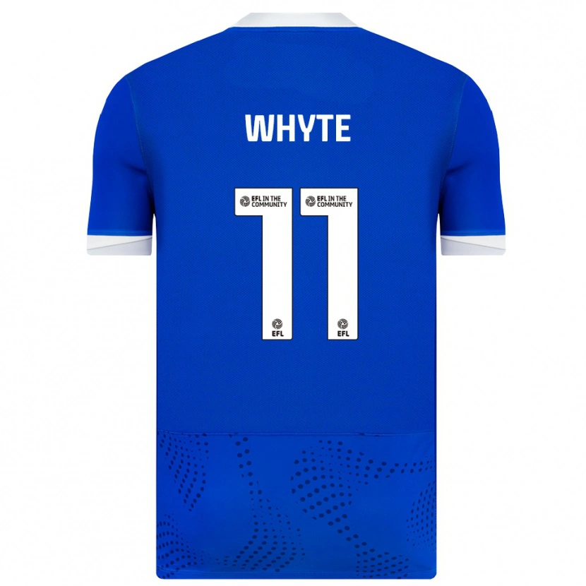 Danxen Kinder Gavin Whyte #11 Blau Weiß Heimtrikot Trikot 2025/26 T-Shirt