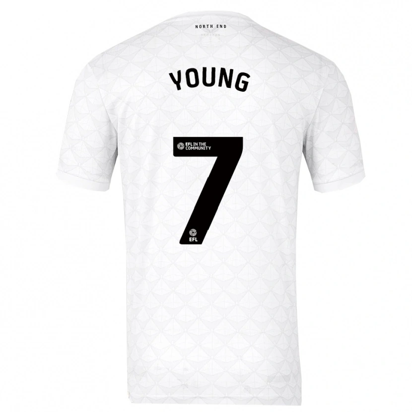 Danxen Kinder Danielle Young #7 Weiß Rot Heimtrikot Trikot 2025/26 T-Shirt