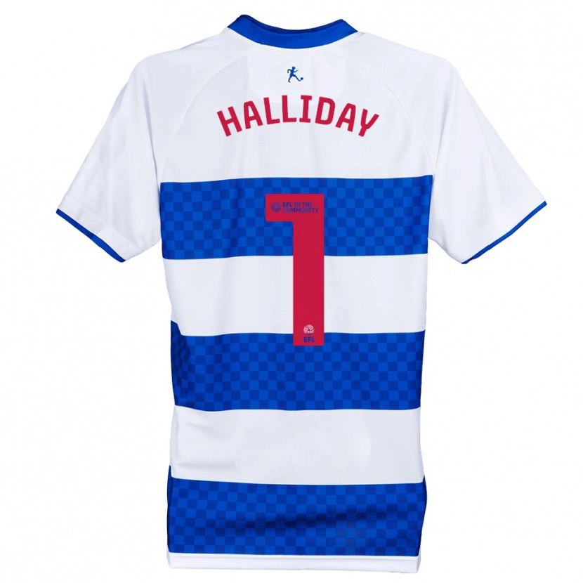 Danxen Kinder Joel Halliday #1 Blau Weiß Heimtrikot Trikot 2025/26 T-Shirt