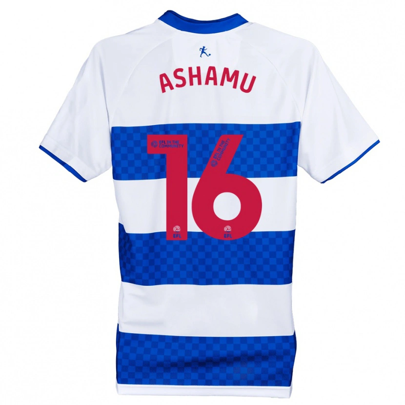 Danxen Kinder Robin Ashamu #16 Blau Weiß Heimtrikot Trikot 2025/26 T-Shirt