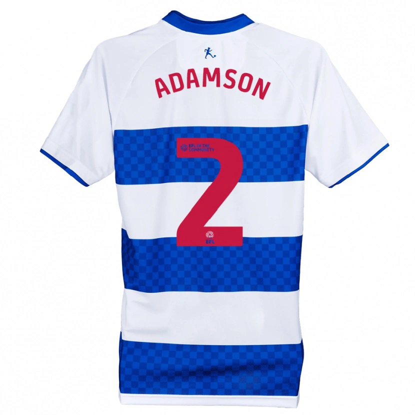 Danxen Kinder Kealey Adamson #2 Blau Weiß Heimtrikot Trikot 2025/26 T-Shirt