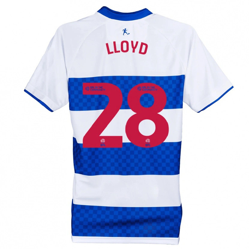 Danxen Kinder Alfie Lloyd #28 Blau Weiß Heimtrikot Trikot 2025/26 T-Shirt