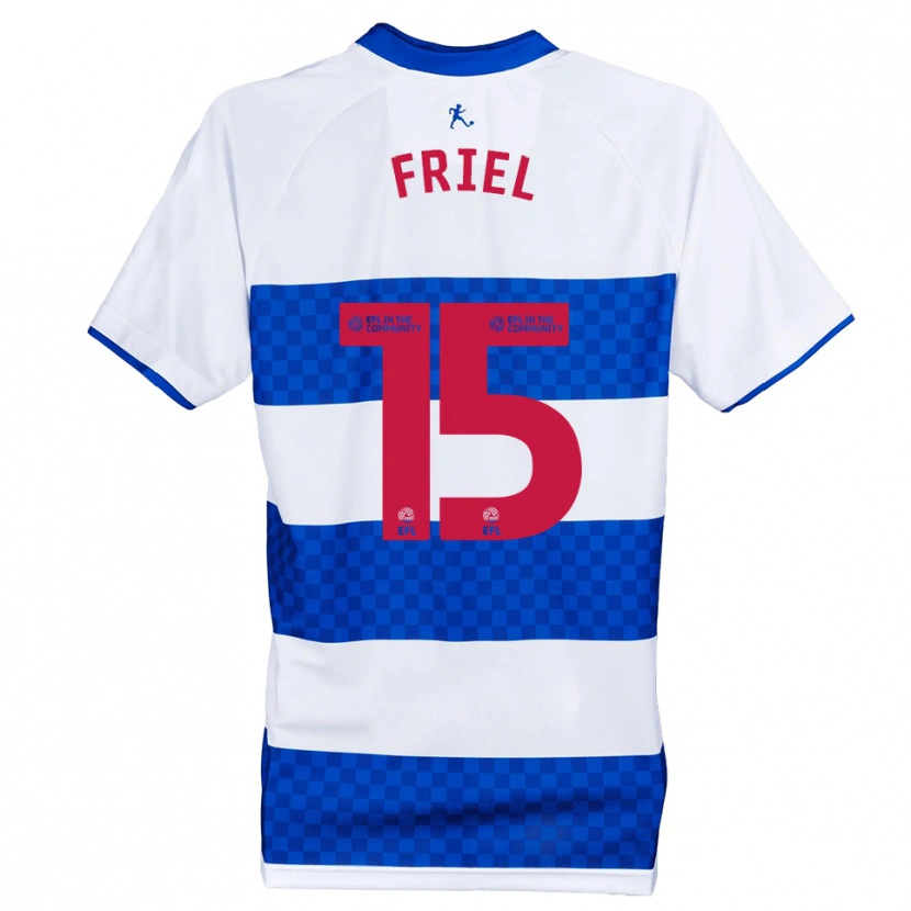Danxen Kinder Rocco Friel #15 Blau Weiß Heimtrikot Trikot 2025/26 T-Shirt