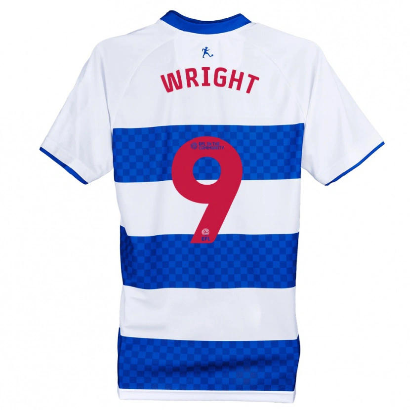 Danxen Kinder Lukas Wright #9 Blau Weiß Heimtrikot Trikot 2025/26 T-Shirt