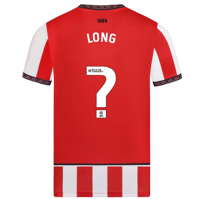 Danxen Kinder Jaye Long #0 Rot Weiß Heimtrikot Trikot 2025/26 T-Shirt