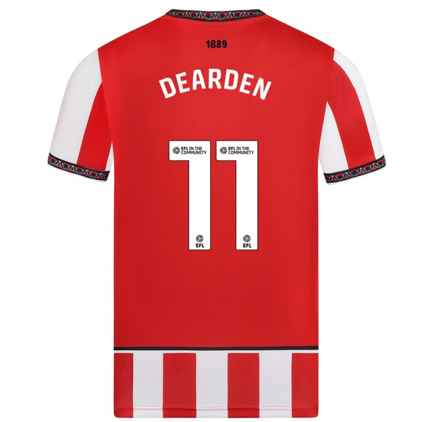 Danxen Kinder Tom Dearden #11 Rot Weiß Heimtrikot Trikot 2025/26 T-Shirt