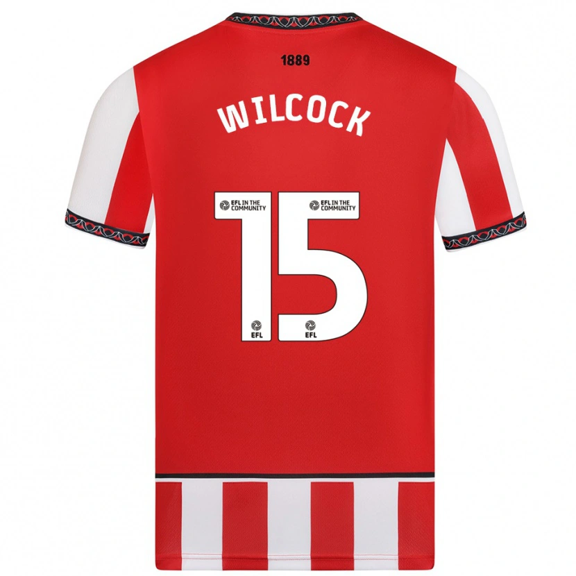 Danxen Kinder Tamara Wilcock #15 Rot Weiß Heimtrikot Trikot 2025/26 T-Shirt