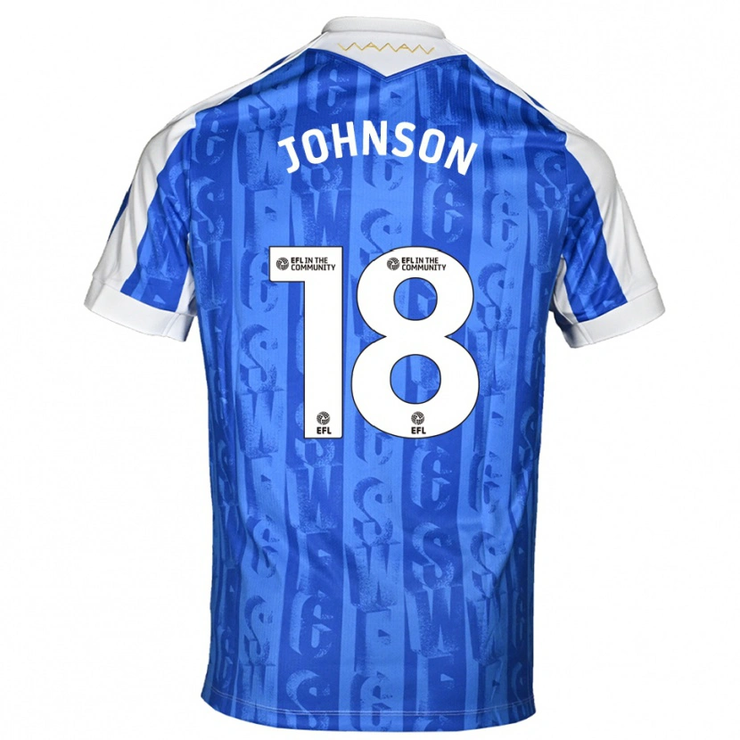 Danxen Kinder Marvin Johnson #18 Blau Weiß Heimtrikot Trikot 2025/26 T-Shirt