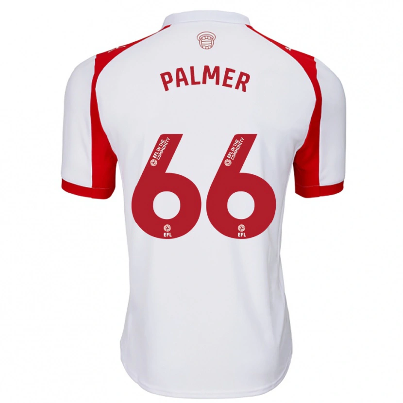 Danxen Kinder Aimee Palmer #66 Weiß Rot Heimtrikot Trikot 2025/26 T-Shirt