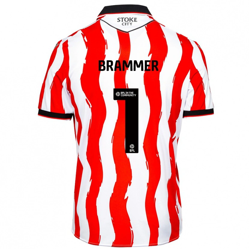 Danxen Kinder Ruben Brammer #1 Weiß Rot Heimtrikot Trikot 2025/26 T-Shirt