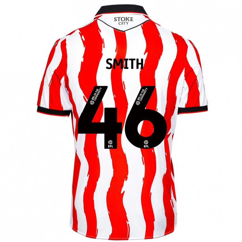 Danxen Kinder William Smith #46 Weiß Rot Heimtrikot Trikot 2025/26 T-Shirt