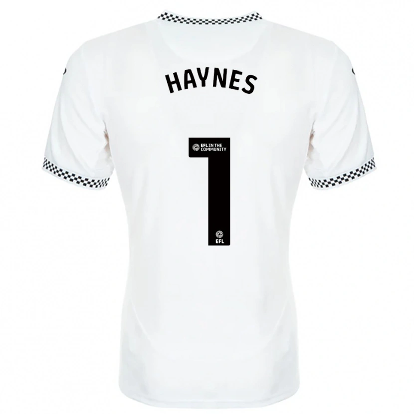 Danxen Kinder Charlie Haynes #1 Weiß Orange Heimtrikot Trikot 2025/26 T-Shirt