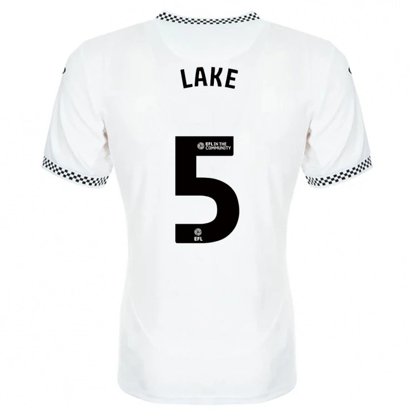 Danxen Kinder Ellie Lake #5 Weiß Orange Heimtrikot Trikot 2025/26 T-Shirt