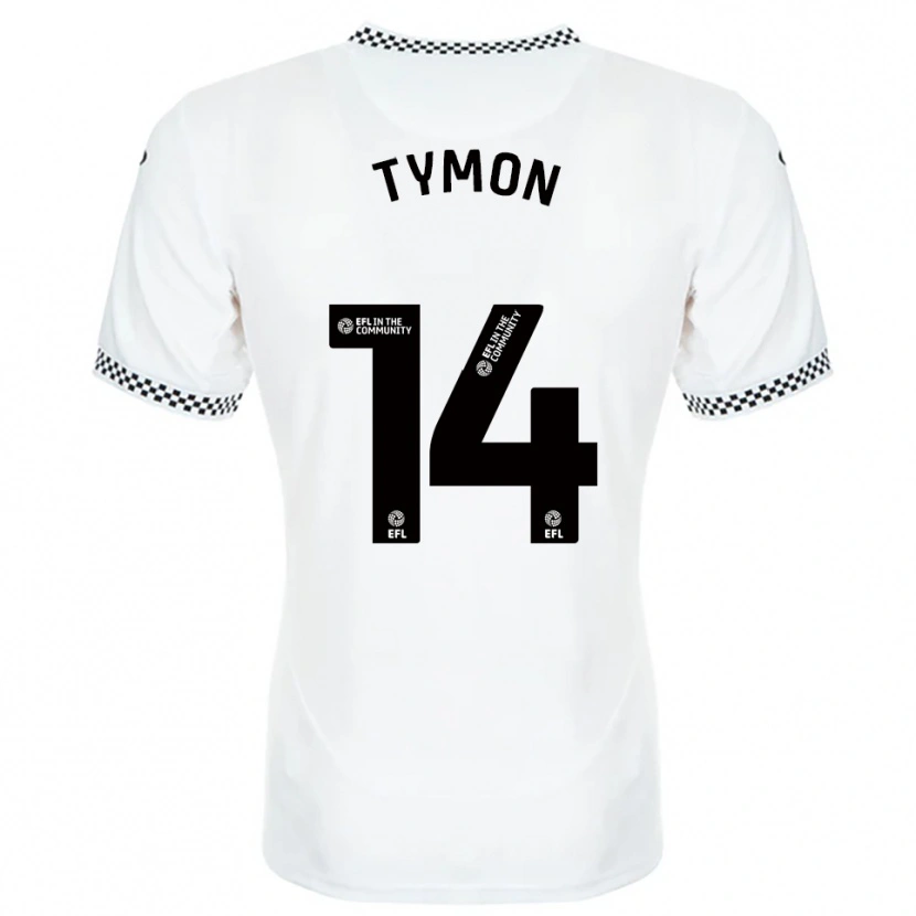 Danxen Kinder Josh Tymon #14 Weiß Orange Heimtrikot Trikot 2025/26 T-Shirt