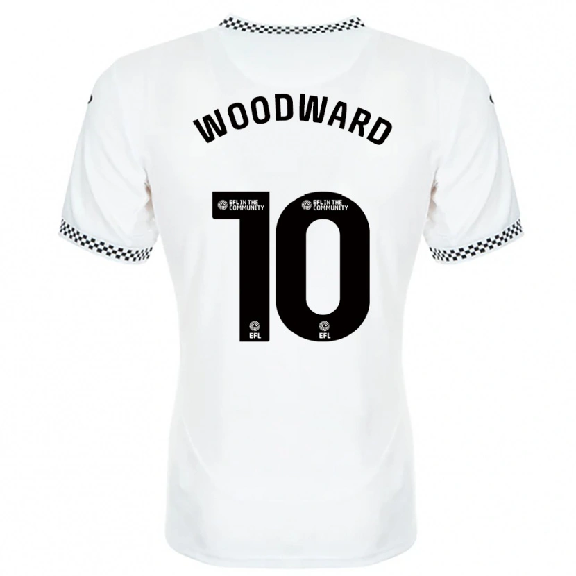 Danxen Kinder Thomas Woodward #10 Weiß Orange Heimtrikot Trikot 2025/26 T-Shirt