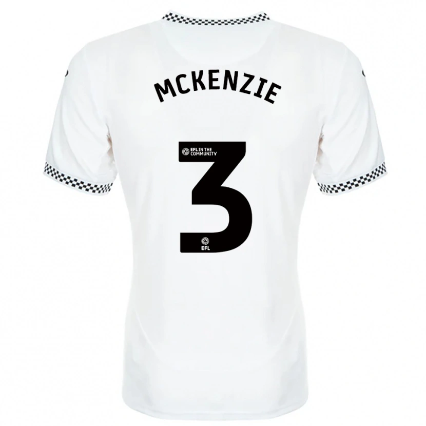 Danxen Kinder Blair Mckenzie #3 Weiß Orange Heimtrikot Trikot 2025/26 T-Shirt
