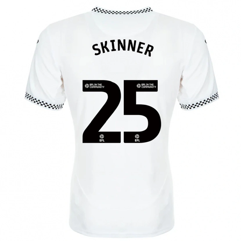 Danxen Kinder Claire Skinner #25 Weiß Orange Heimtrikot Trikot 2025/26 T-Shirt