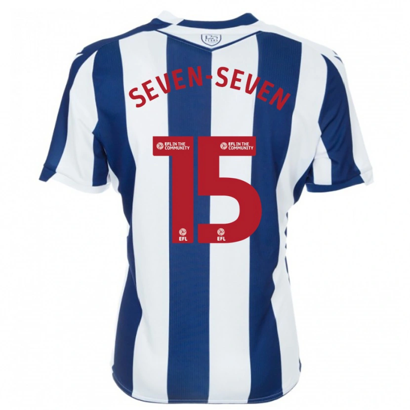 Danxen Kinder Justin Seven-Seven #15 Marine Weiß Heimtrikot Trikot 2025/26 T-Shirt