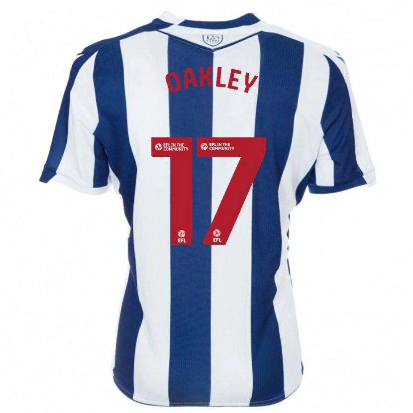Danxen Kinder Rhianne Oakley #17 Marine Weiß Heimtrikot Trikot 2025/26 T-Shirt