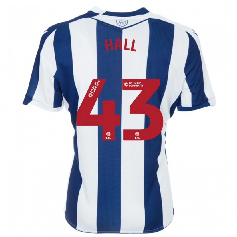 Danxen Kinder Reece Hall #43 Marine Weiß Heimtrikot Trikot 2025/26 T-Shirt