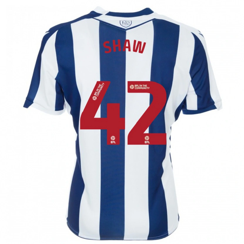 Danxen Kinder Josh Shaw #42 Marine Weiß Heimtrikot Trikot 2025/26 T-Shirt