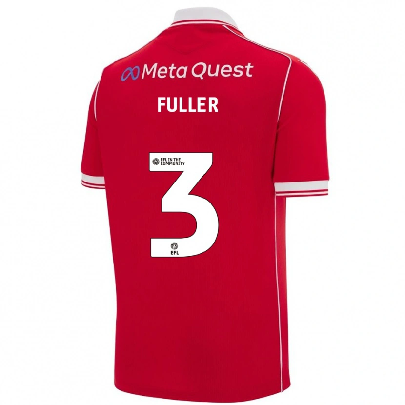 Danxen Kinder Olivia Fuller #3 Rot Weiß Heimtrikot Trikot 2025/26 T-Shirt