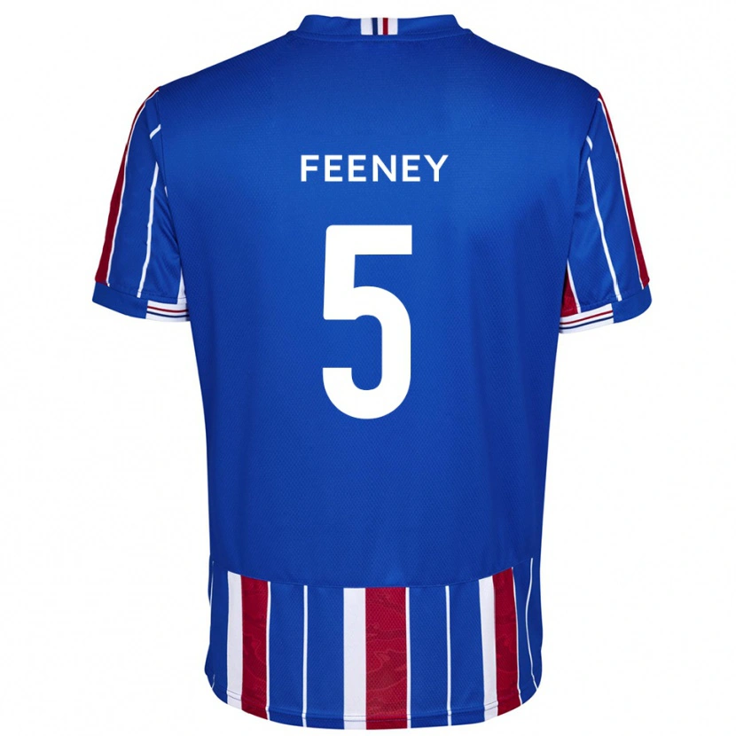 Danxen Kinder Morgan Feeney #5 Blau Rot Weiß Heimtrikot Trikot 2025/26 T-Shirt