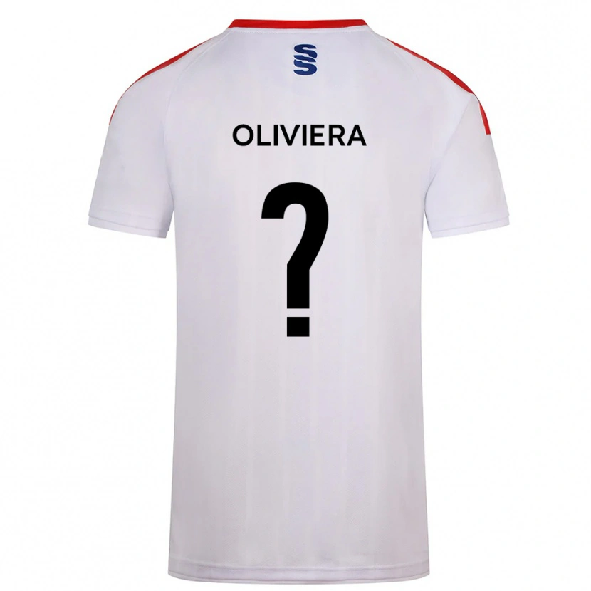 Danxen Kinder Claudio Oliviera #0 Weiß Marine Heimtrikot Trikot 2025/26 T-Shirt