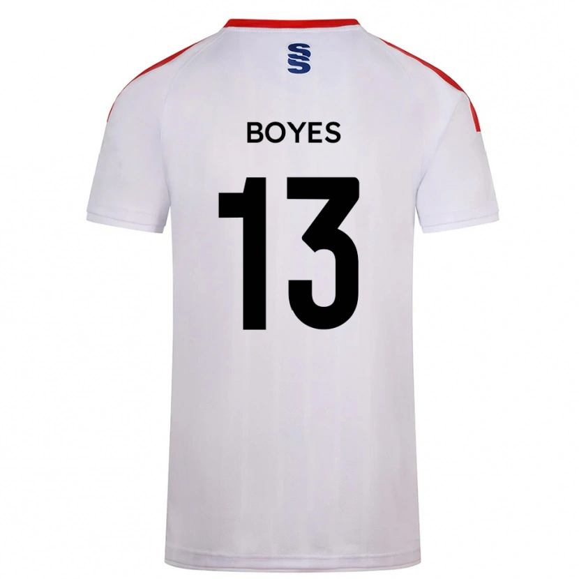 Danxen Kinder Patrick Boyes #13 Weiß Marine Heimtrikot Trikot 2025/26 T-Shirt